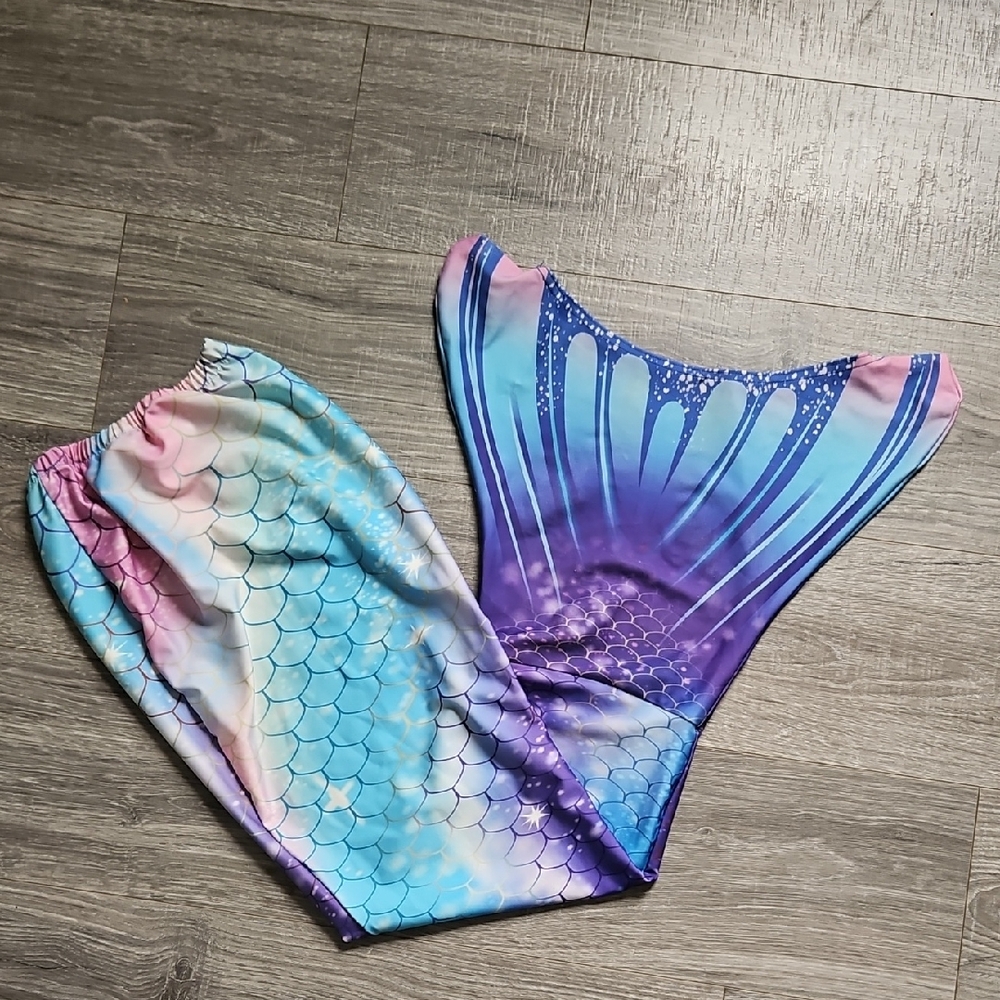 Wearable Spandex Little Mermaid Tail Costume Play Suit